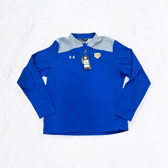 Under Armour Loose Jacket Pullover Storm Water Resistant LYB Patch Logo Sz L NWT - Picture 2 of 10